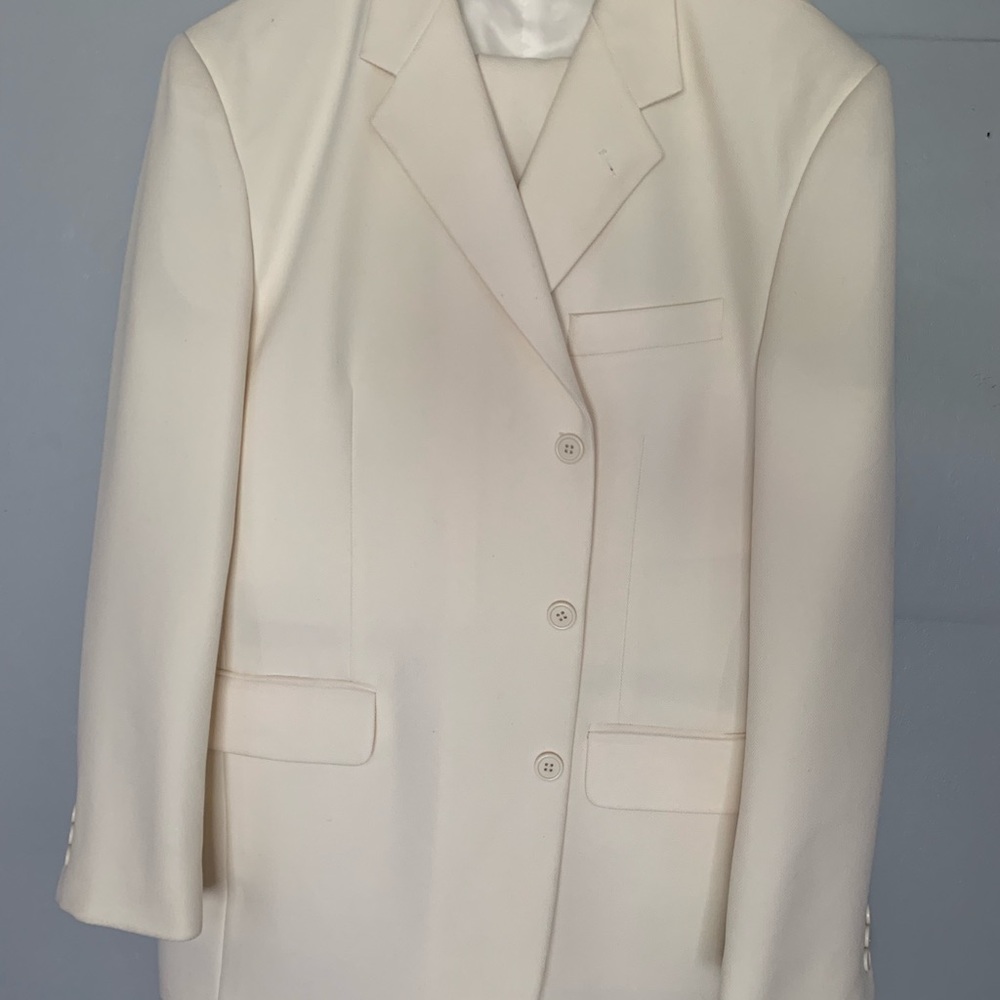 Bright White Suit
